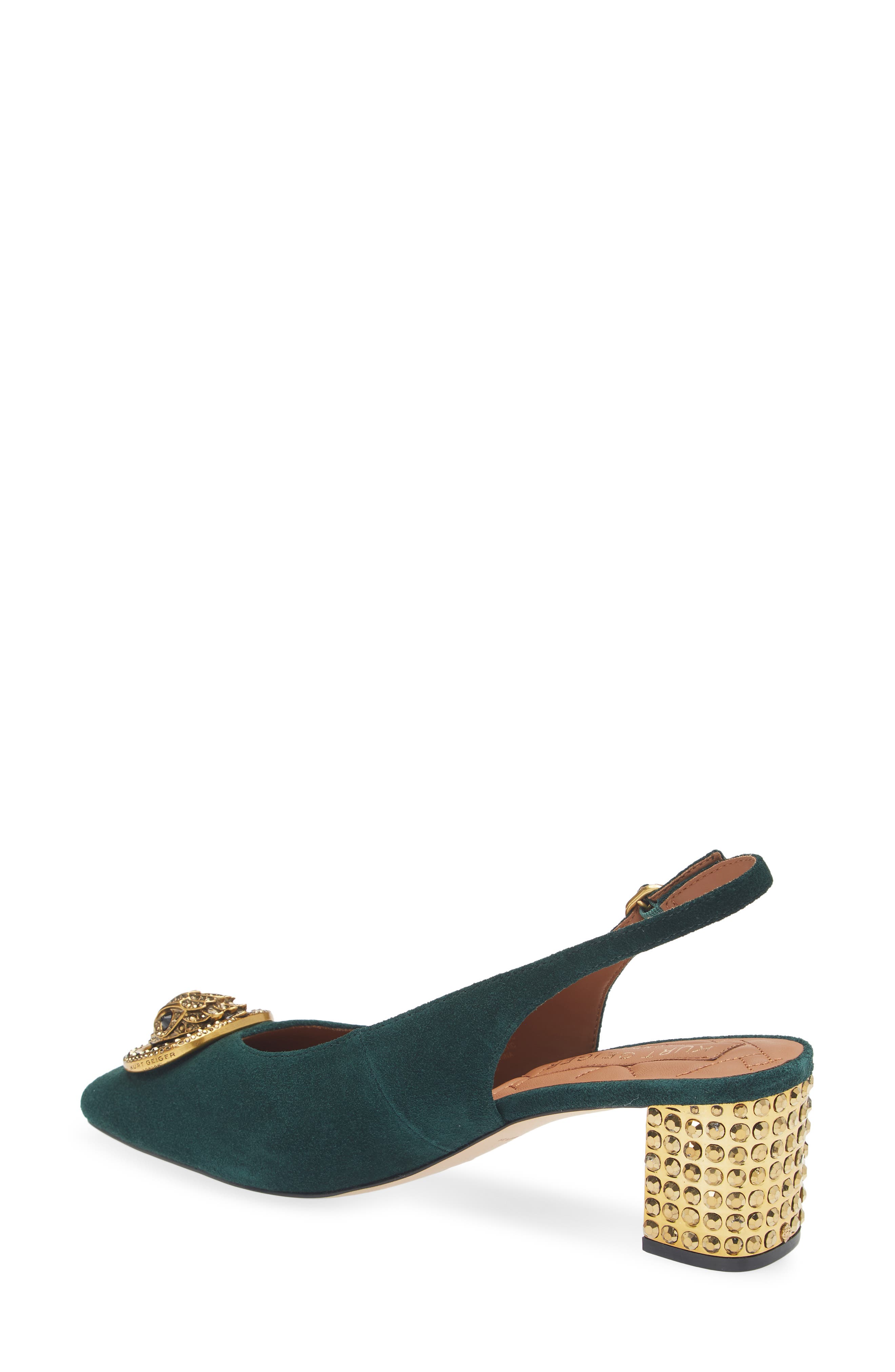 Chelsea Slingback Pump, Alternate, color, GREEN