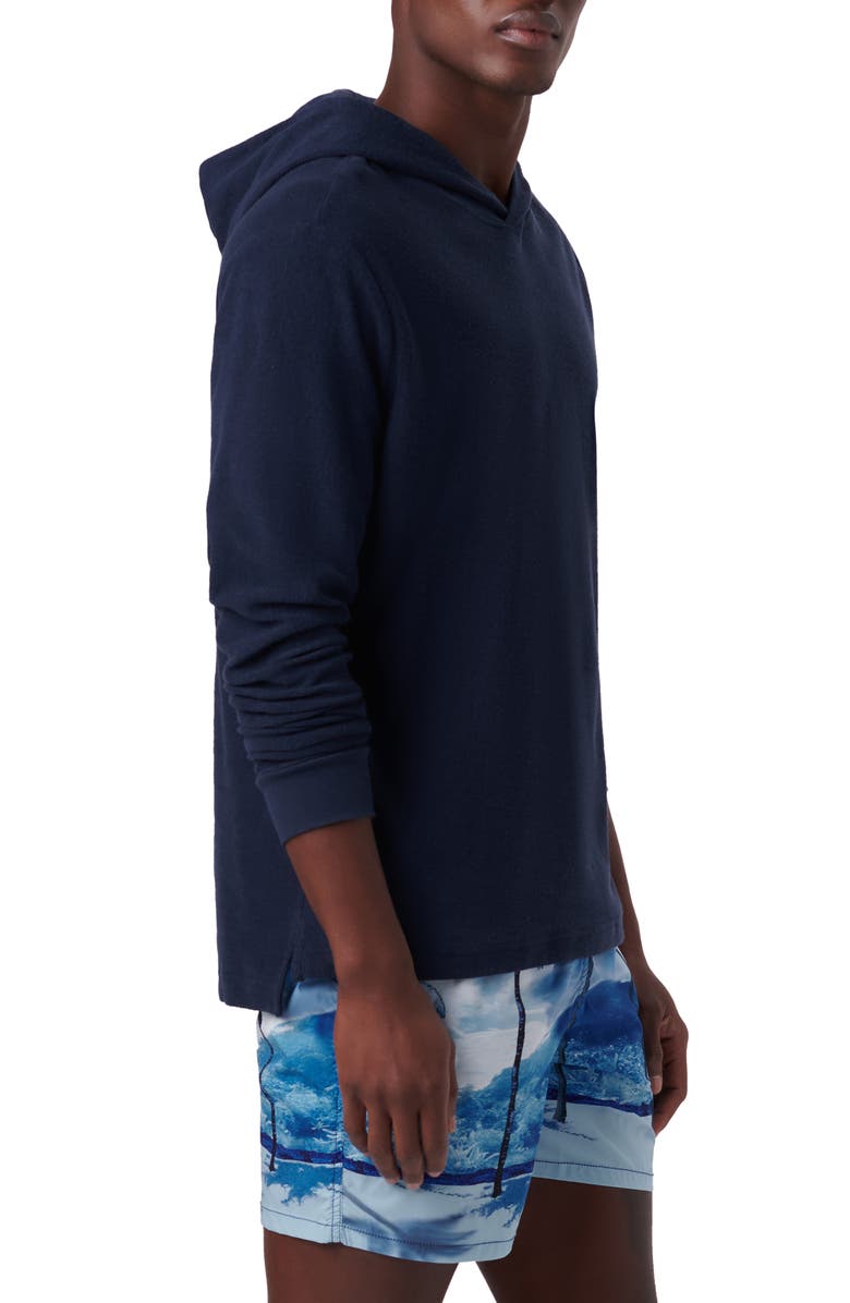 Bugatchi Cotton French Terry Hoodie, Alternate, color, 