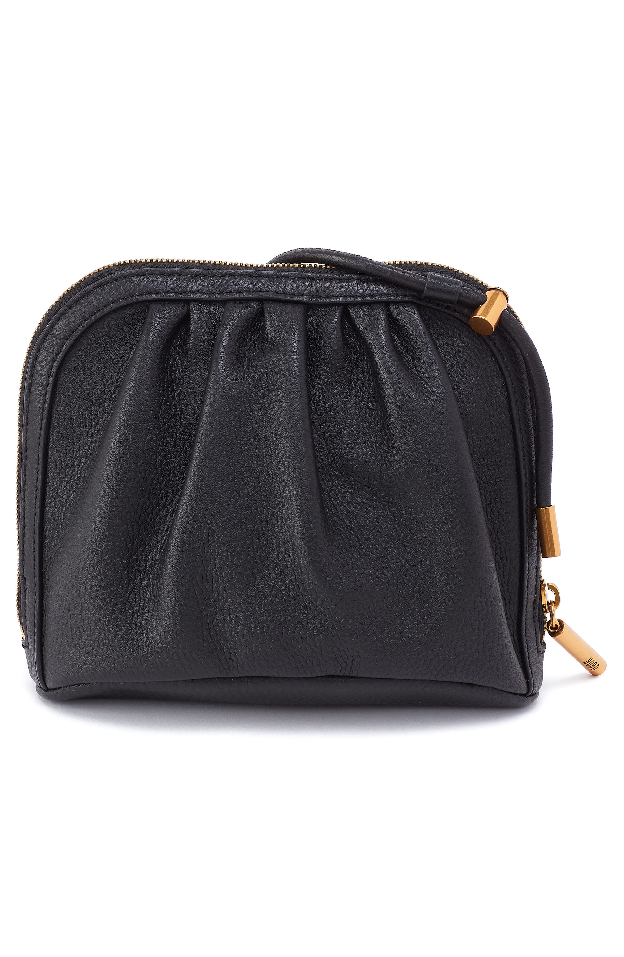 HOBO Isabelle Leather Crossbody Bag, Alternate, color, Black