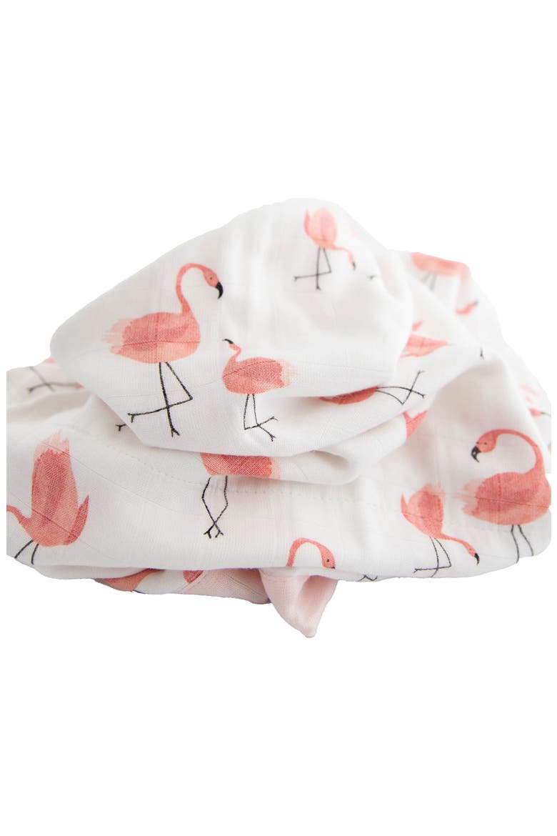 Deluxe Muslin Baby Receiving Quilt, Alternate, color, PINK LADIES