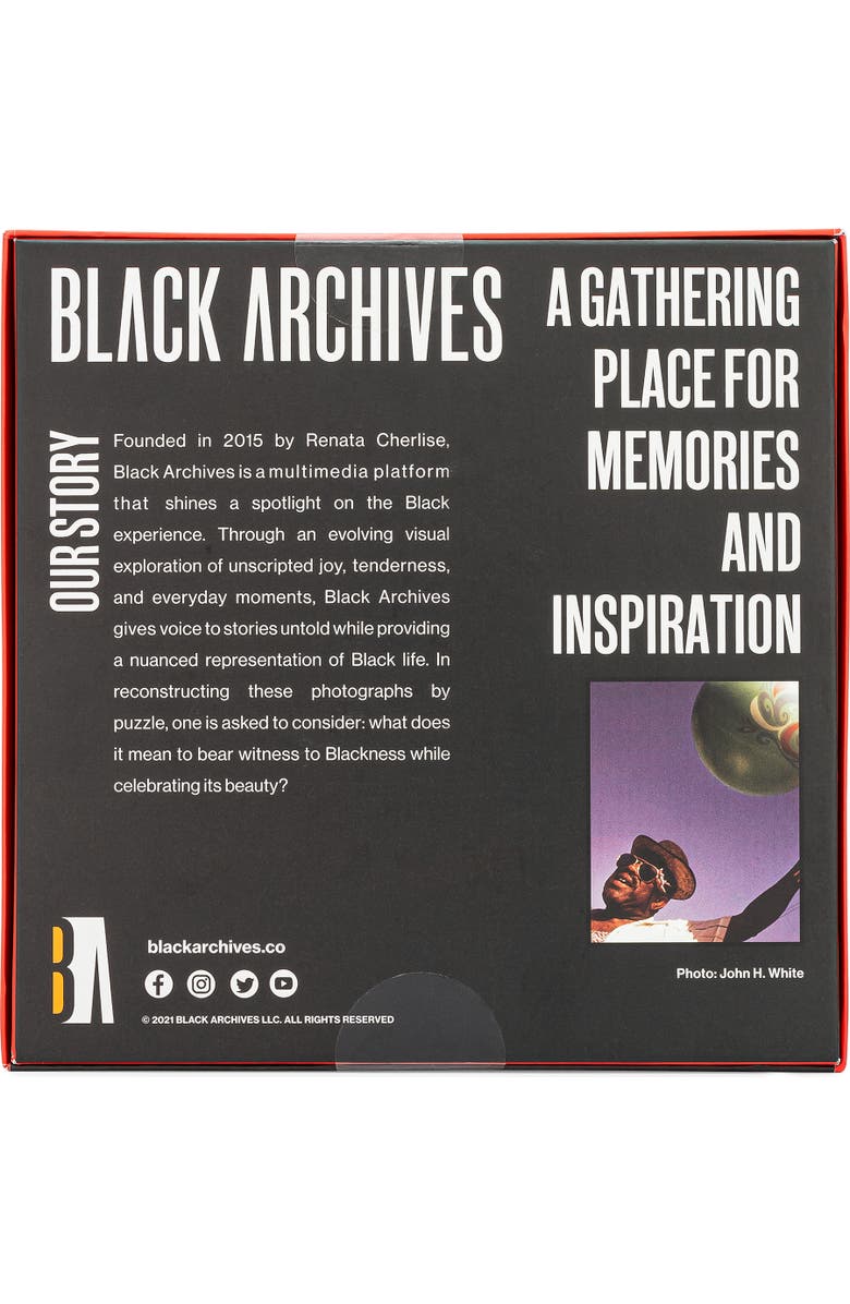 Big G Creative Black Archives, Man With Balloons, 1000 Piece Puzzle, Alternate, color, Multicolored