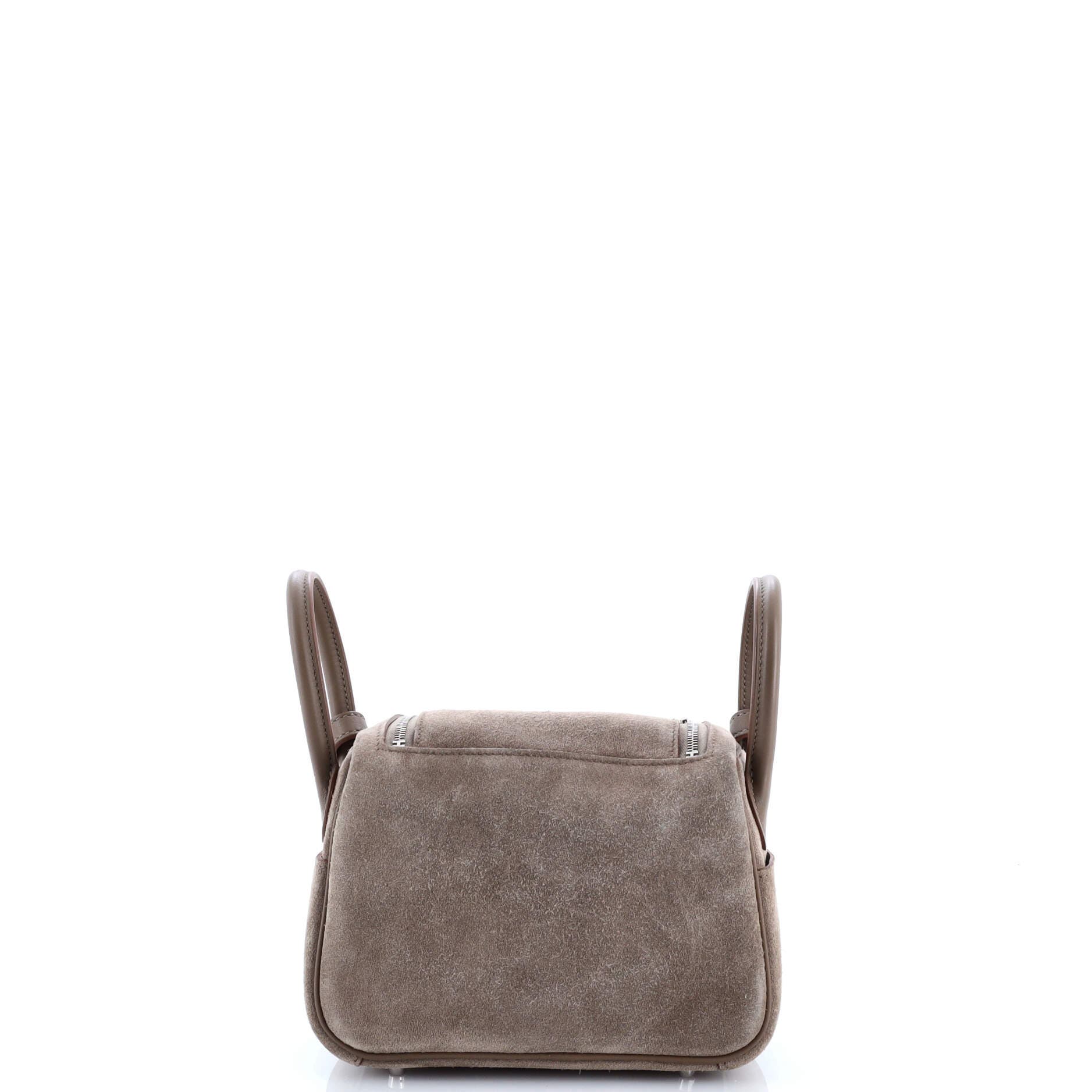 Pre-Owned Hermes Lindy Bag Grizzly and Swift Mini, Alternate, color, 