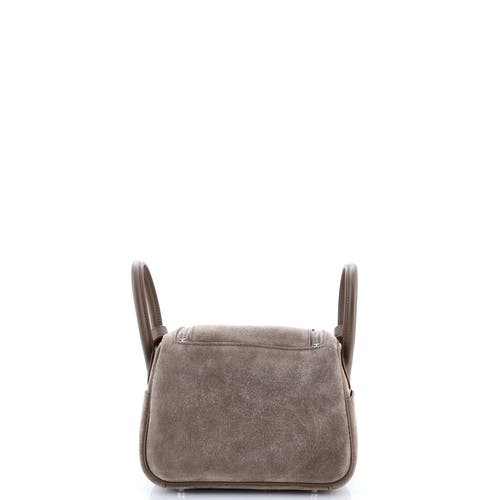 Pre-owned Hermes Hermes Lindy Bag Grizzly And Swift Mini