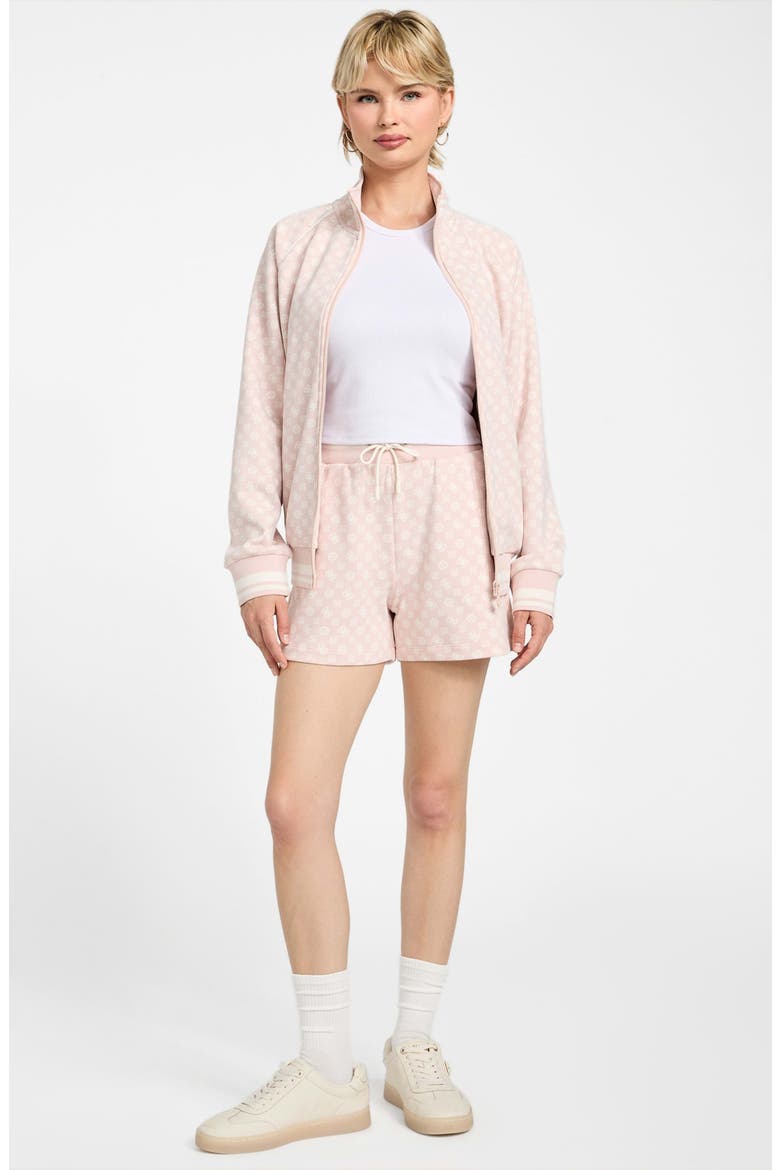 Aggie Tie Waist Shorts, Alternate, color, PINK