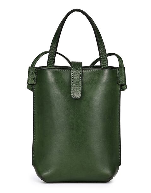 Wishbone Genuine Leather Structured Convertible Crossbody