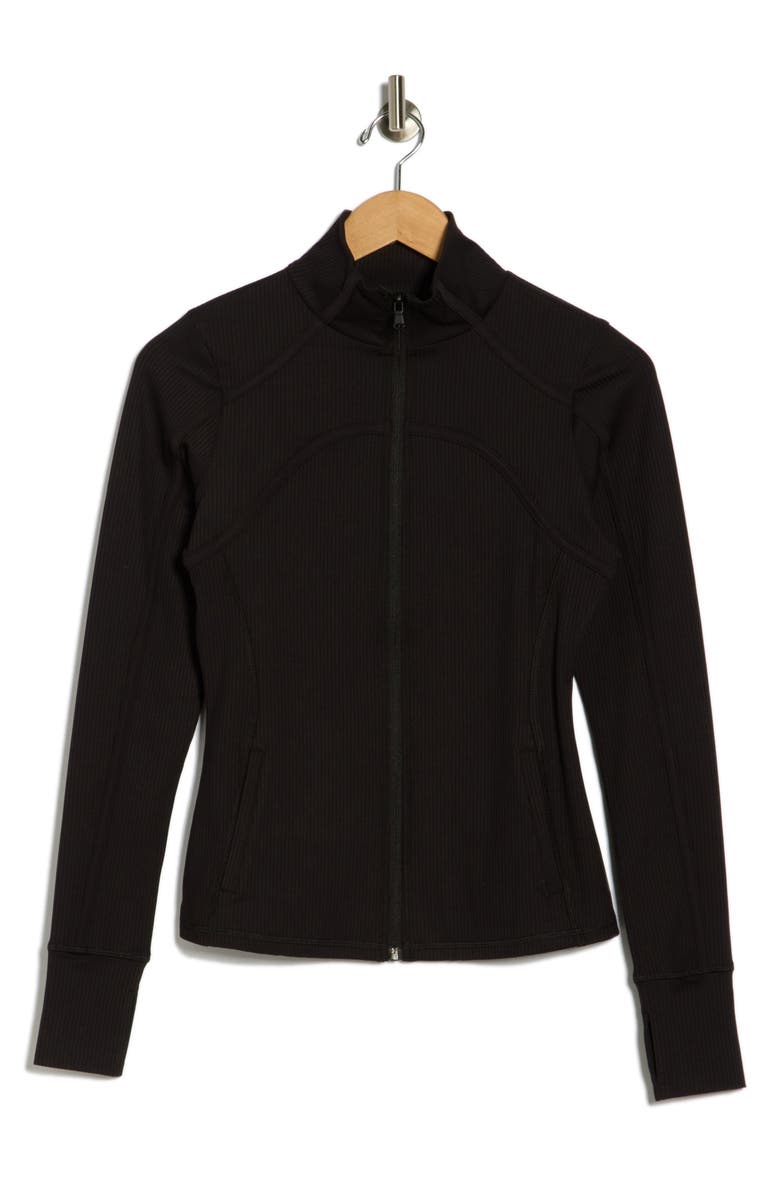 X by Gottex Line Active Jacket, Alternate, color, Black Rib