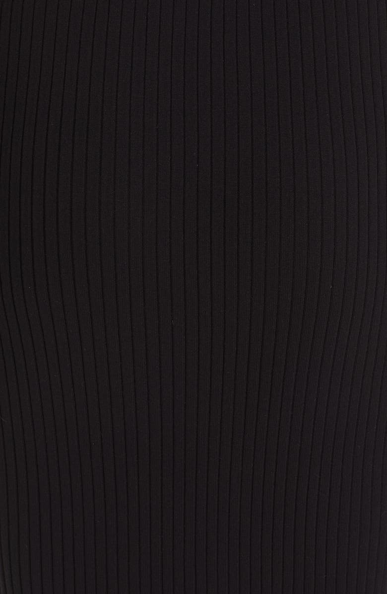 St. John Collection Flat Rib Knit Skirt, Alternate, color, 