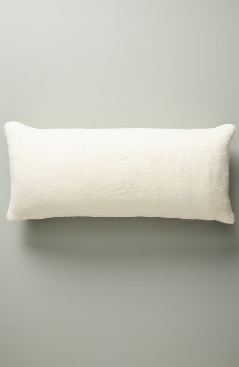 Anthropologie Home Luann Merci Beaded Wool Accent Pillow, Alternate, color, 