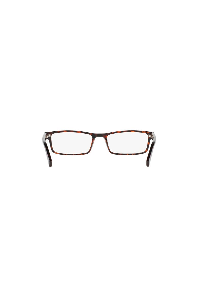 52mm Rectangle optical glasses, Alternate, color, Tortoise