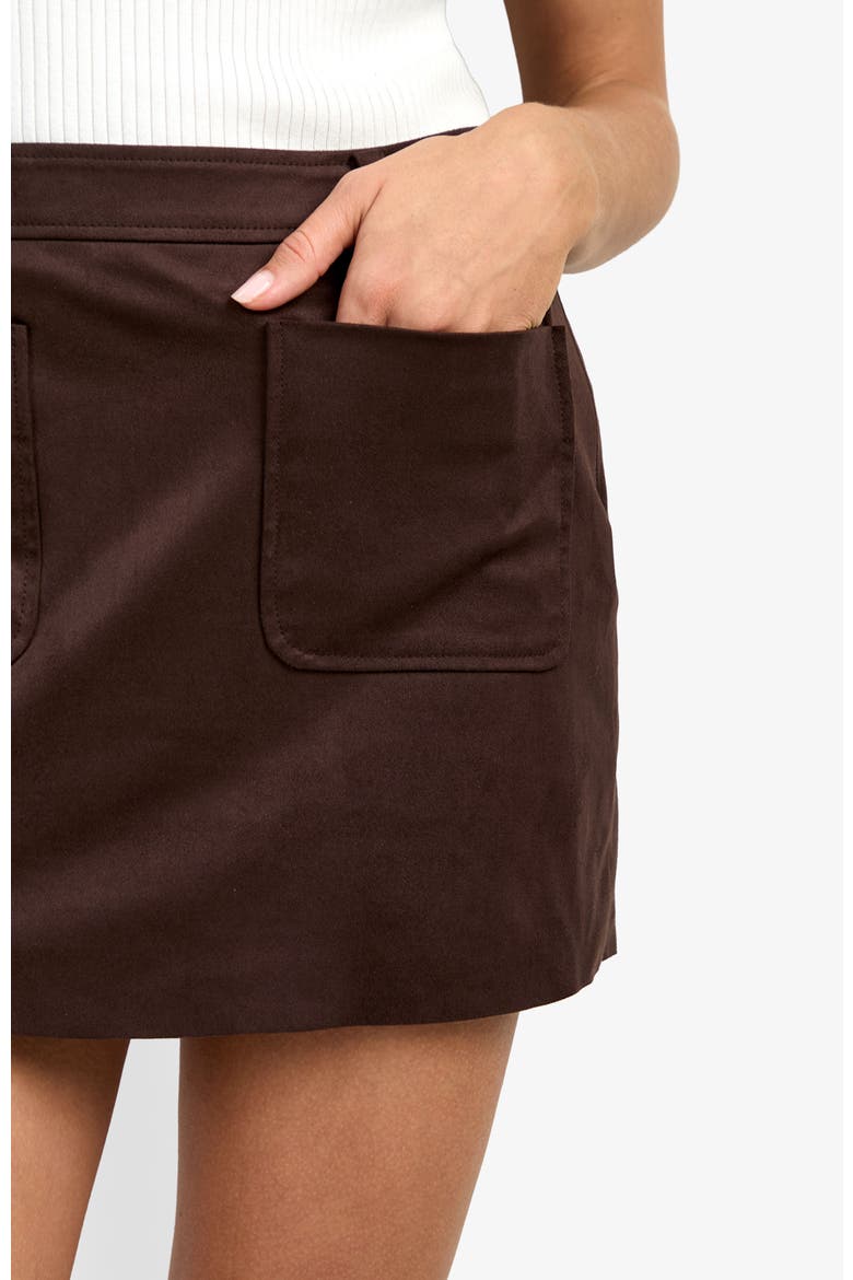 Ethal Skirt, Alternate, color, Cioccolato
