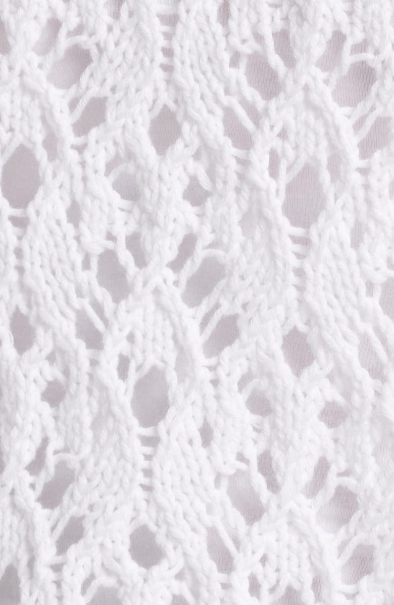 Eileen Fisher Crewneck Organic Cotton Sweater, Alternate, color, White