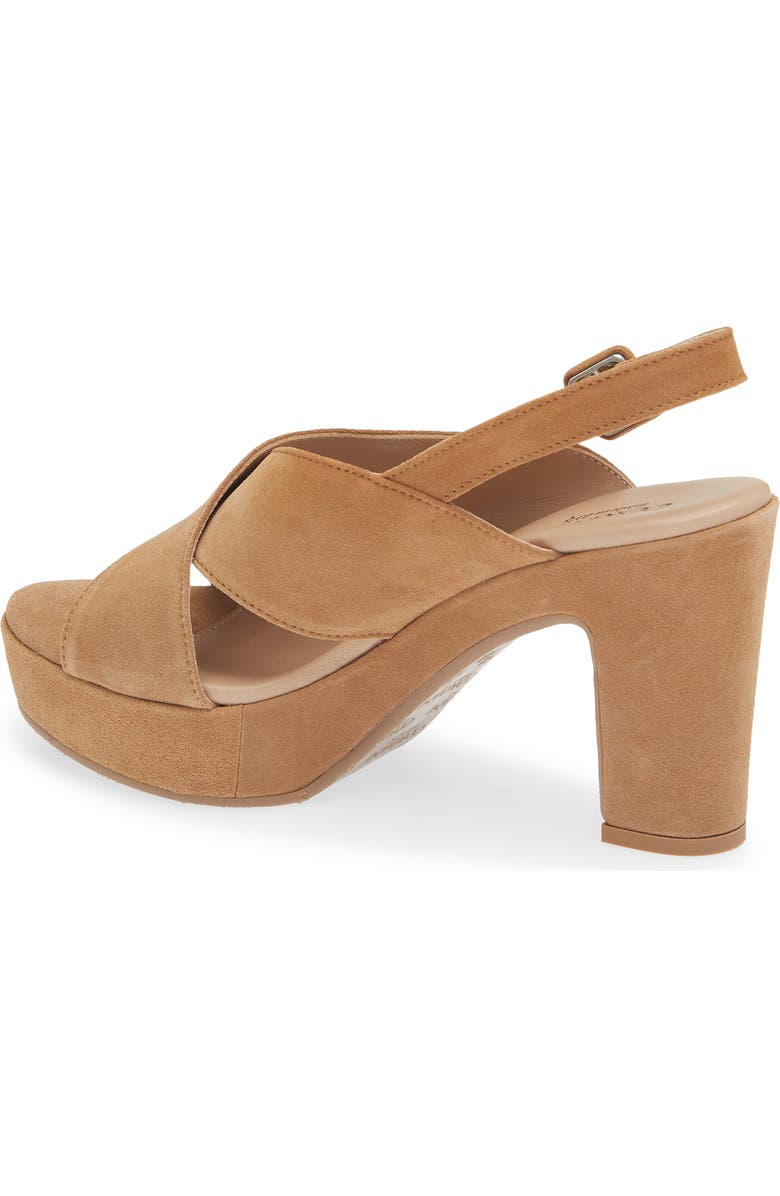 Cordani Teresa Slingback Platform Sandal, Alternate, color, Fawn Suede