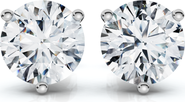 Bliss Diamond 1.50Ct TW Round Diamond Martini Studs 3-Prong 14k Gold Lab Grown