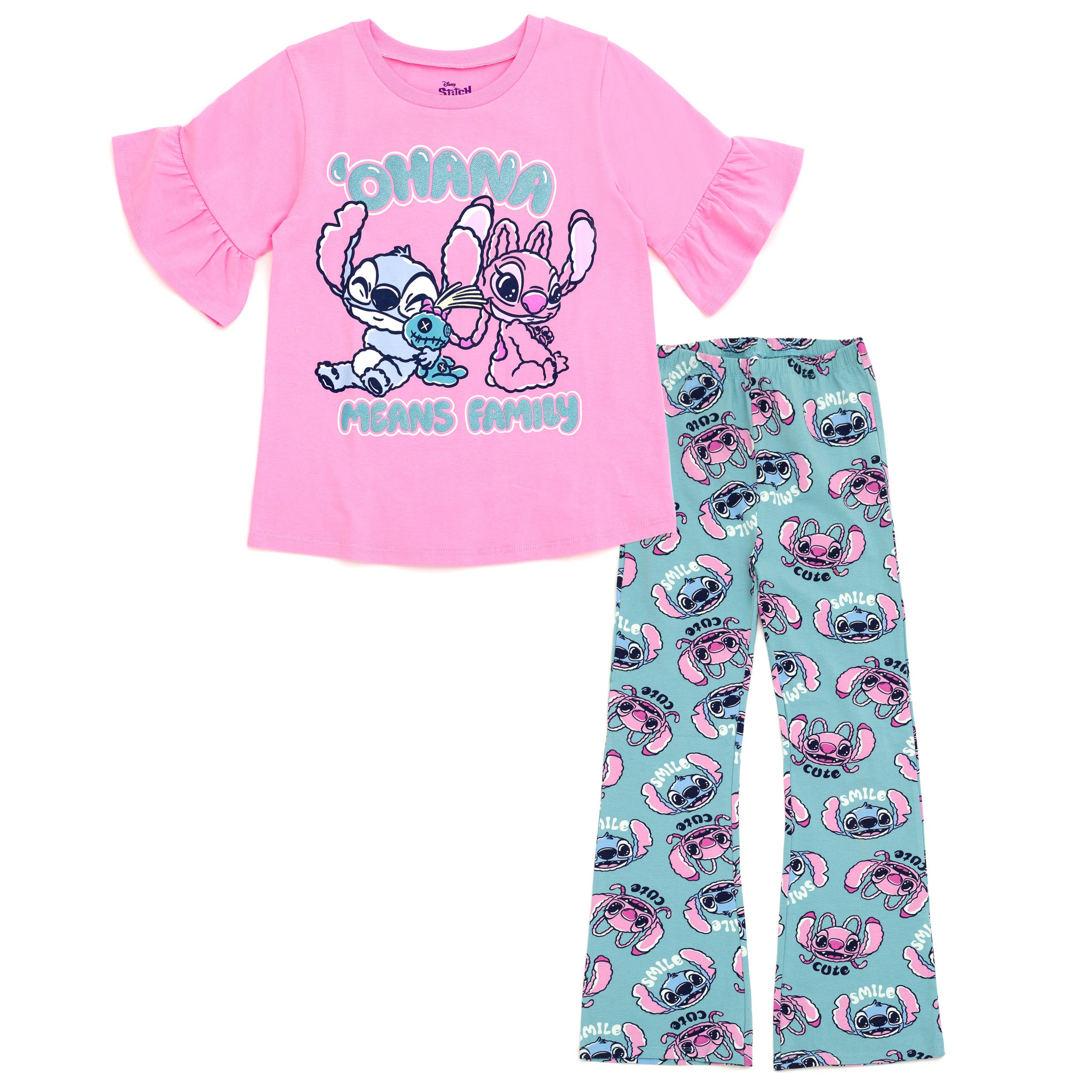 Pink Teal Stitch Angel