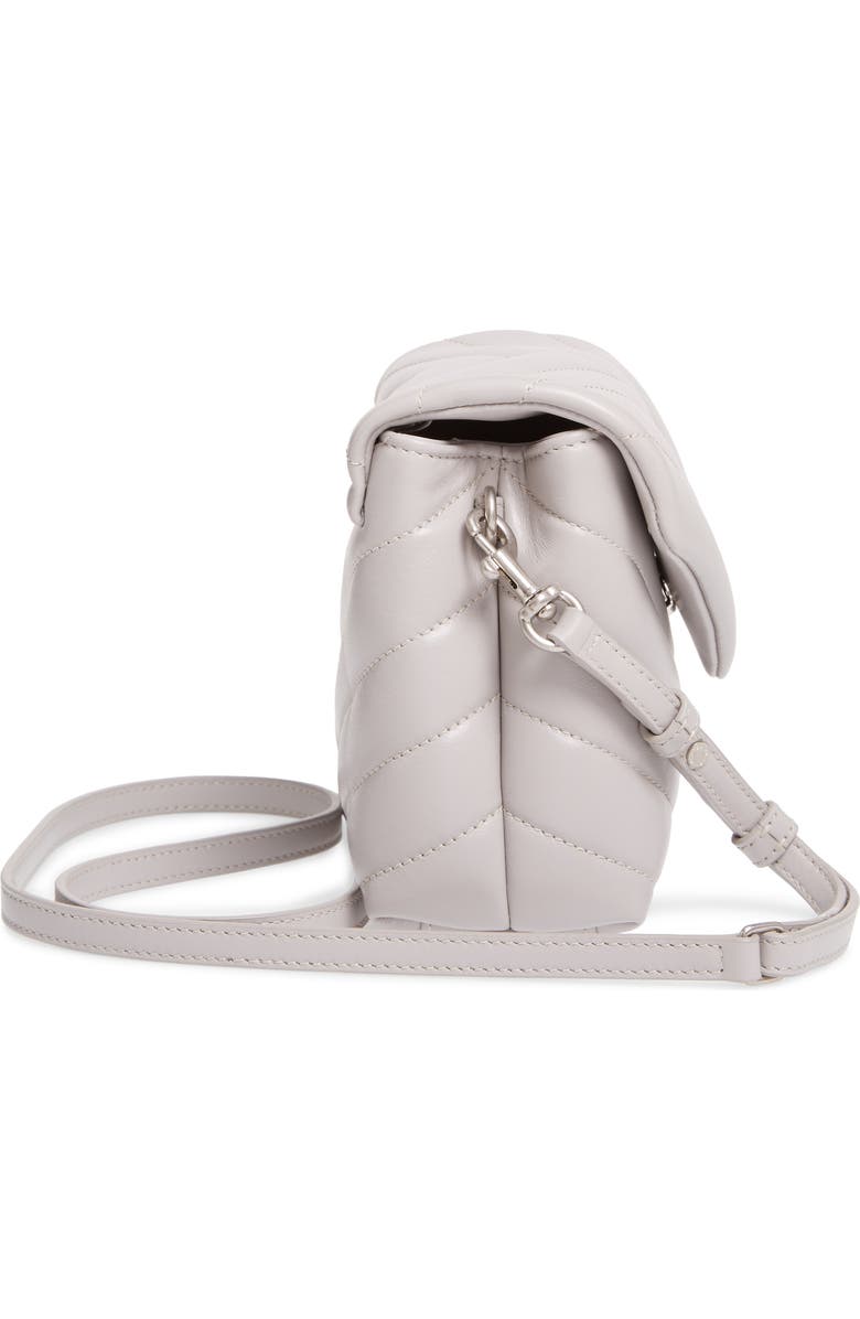 Saint Laurent Toy Loulou Calfskin Leather Crossbody Bag, Alternate, color,