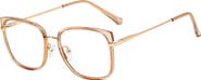 Fifth & Ninth Sahara 53mm Square Blue Light Blocking Glasses