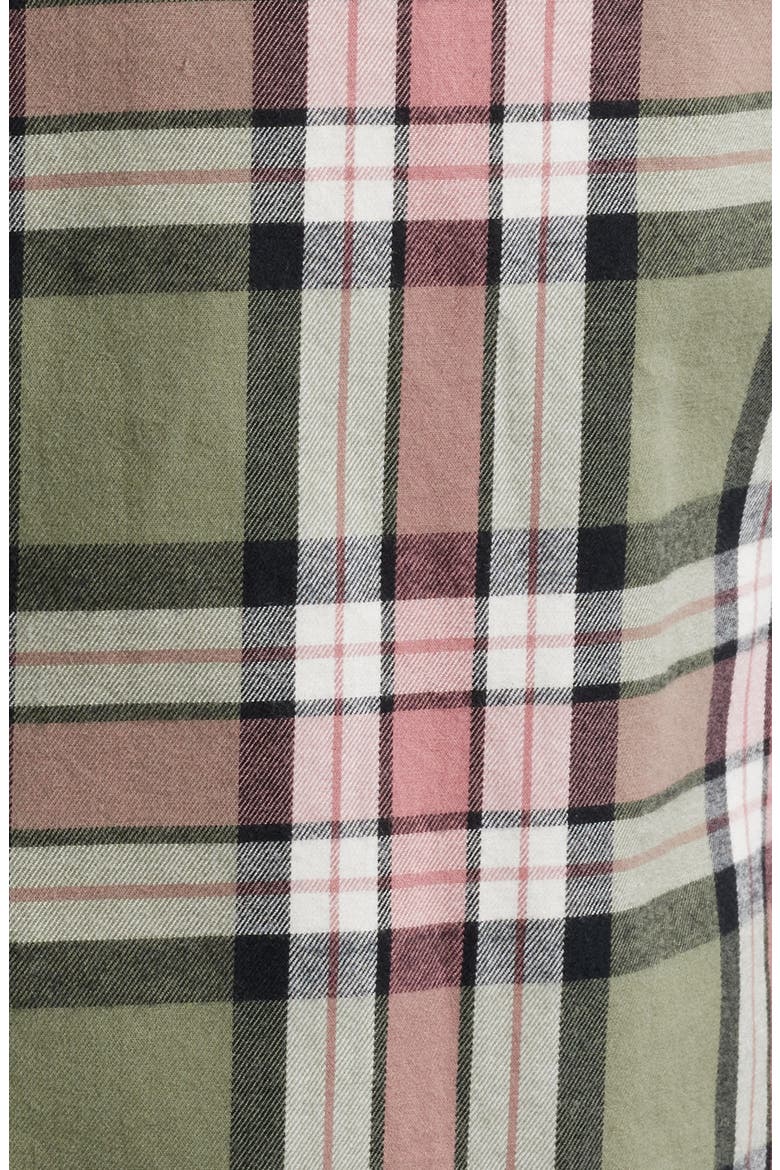 Larsen Regular Fit Cotton Flannel Button-Up Shirt, Alternate, color, GREEN