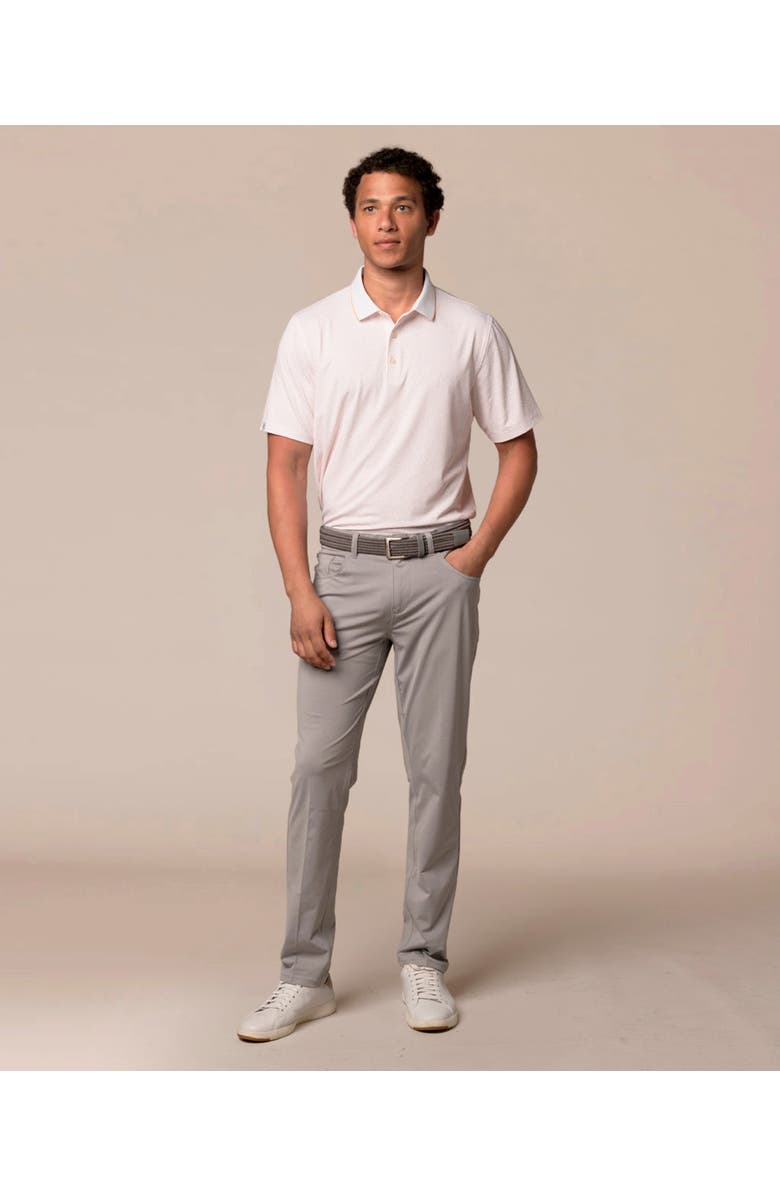 ASHWORTH GOLF Micro Floral Polo, Alternate, color, White/Sunrise/Flora