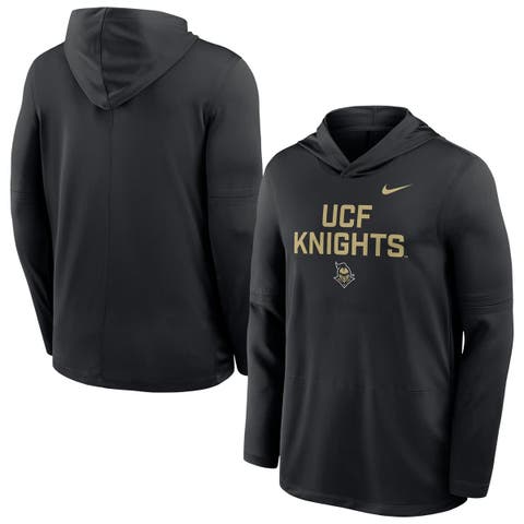 Men's Nike  Black UCF Knights Sideline Dri-FIT Lightweight Hooded Top