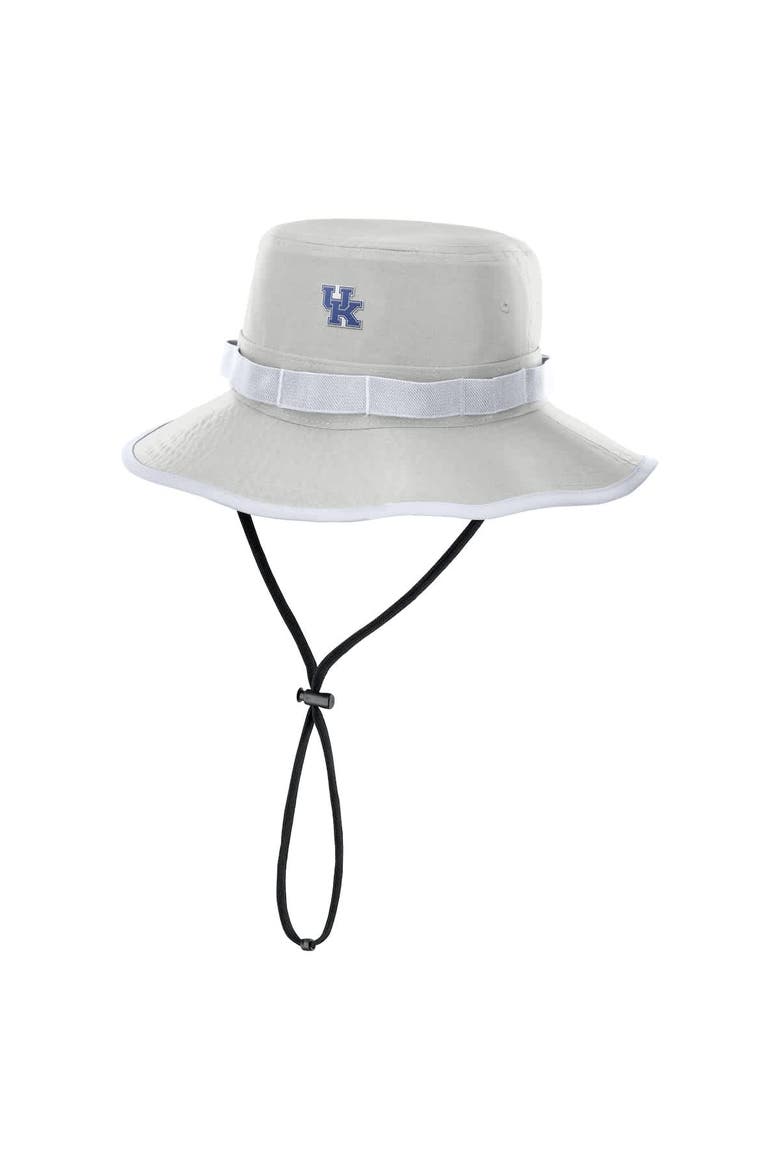 Men's Nike Gray Kentucky Wildcats 2025 Sideline Apex Boonie Performance Bucket Hat, Main, color, Gray
