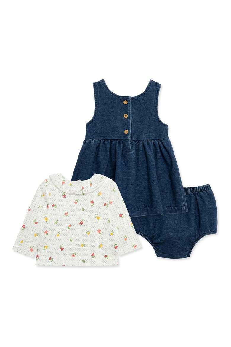 Kids' Blossom 3-Piece Jumper Set, Alternate, color, DENIM