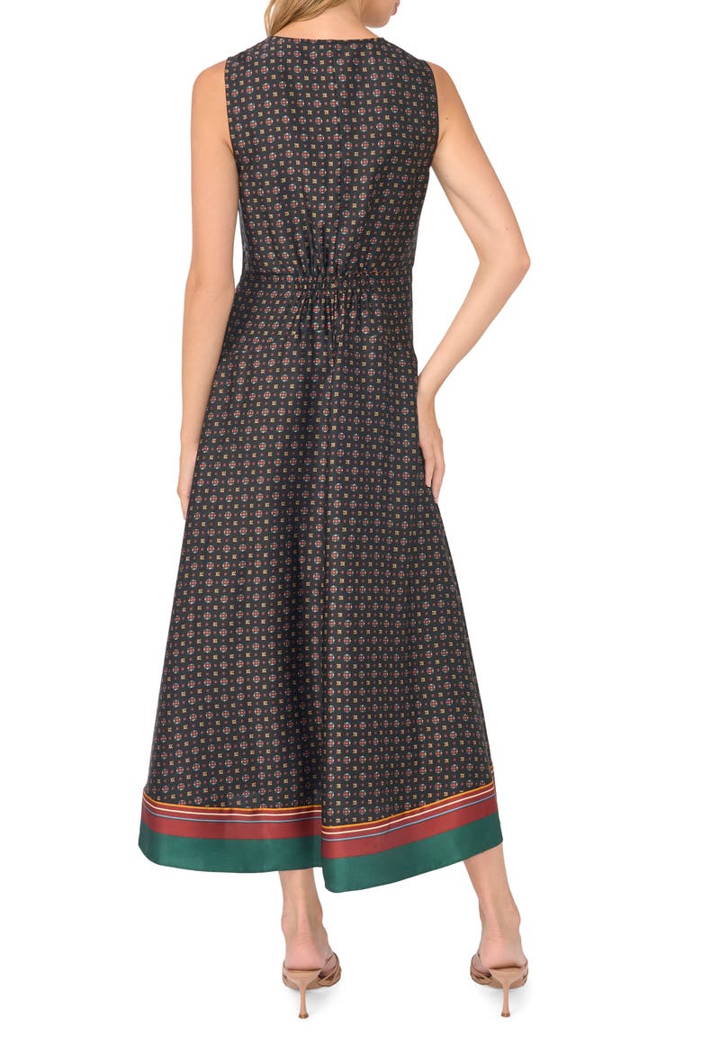 Knot Front Maxi Dress, Alternate, color, RICH BLACK 060