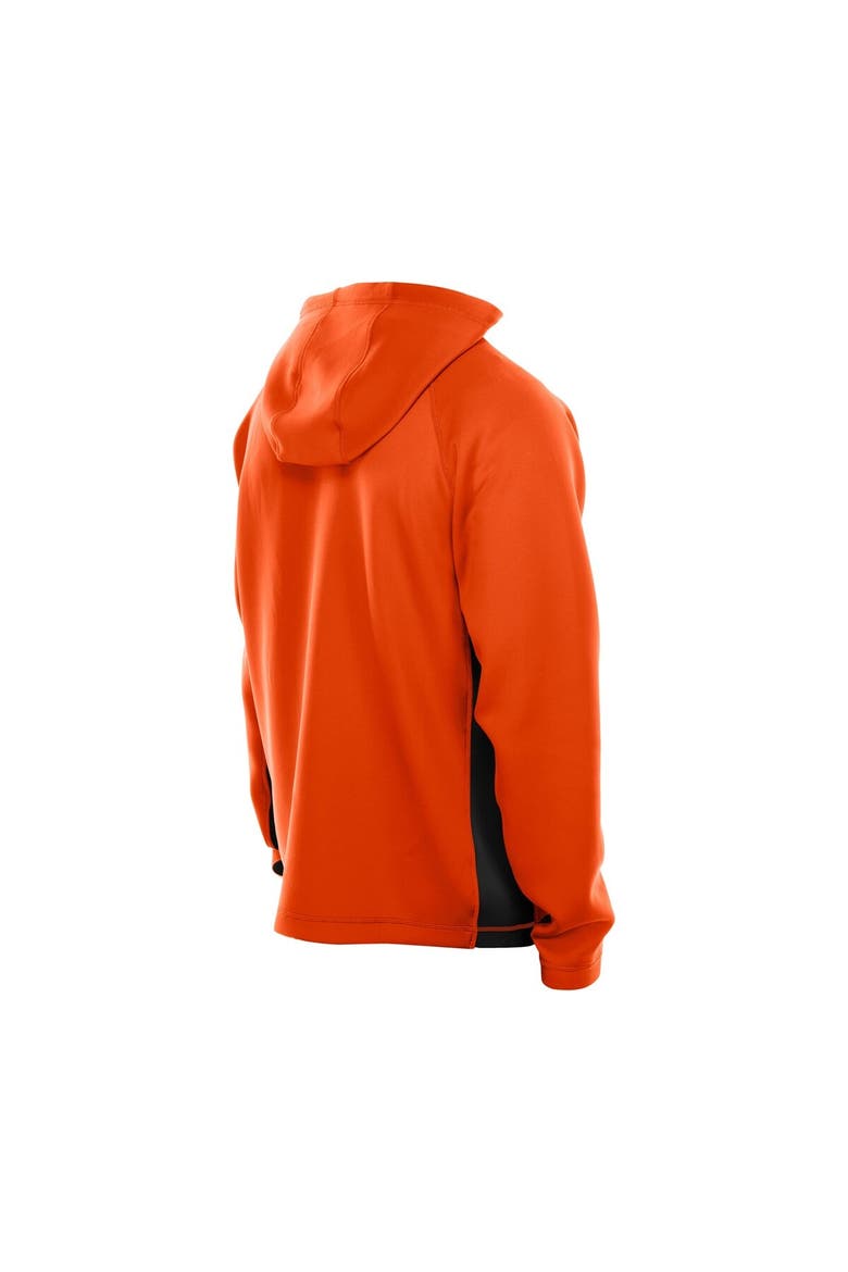 Men's New Era  Orange Cincinnati Bengals Combine Authentic Raglan Scuba Full-Zip Hoodie, Alternate, color, Orange