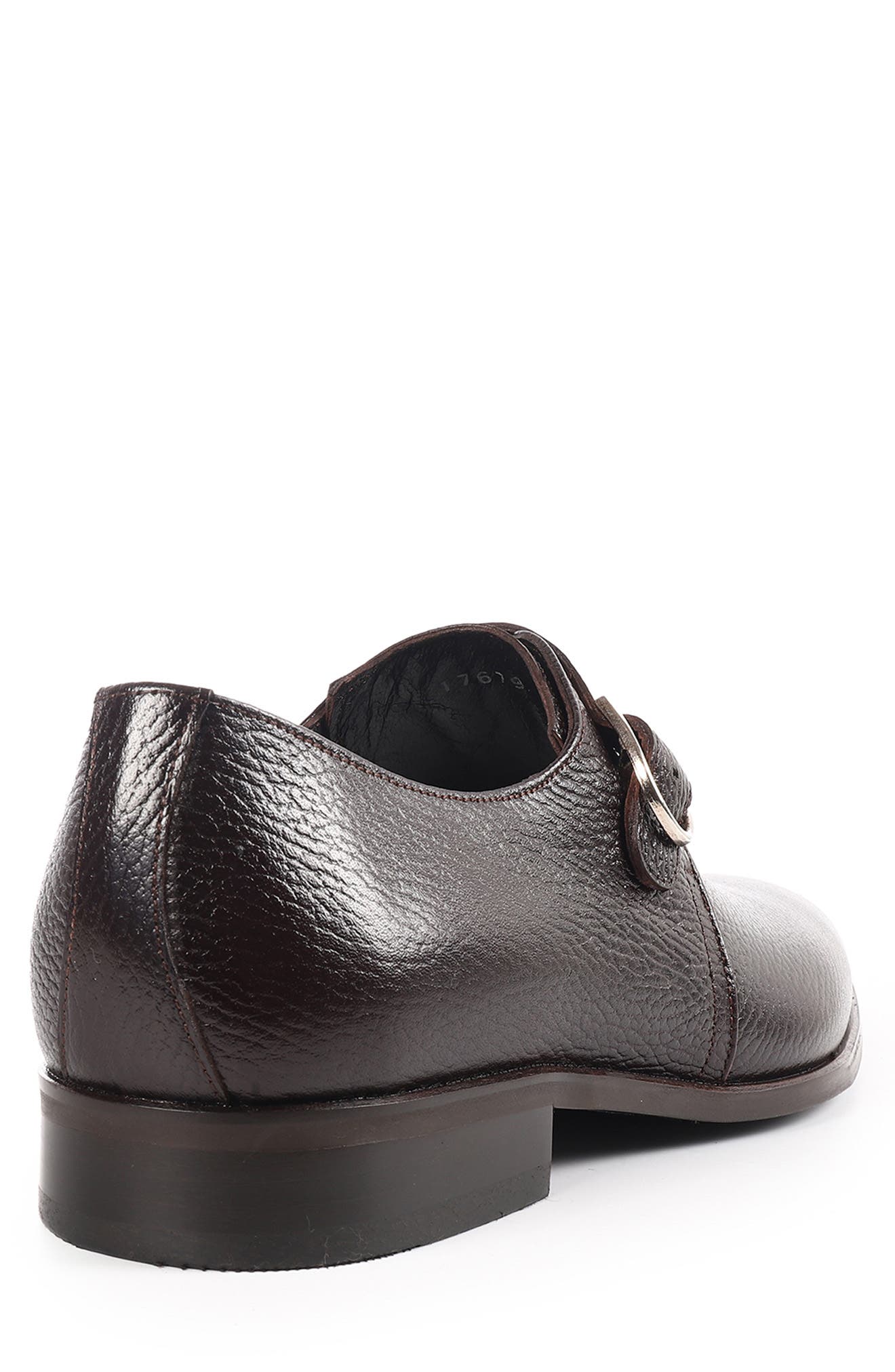 Astra Monk Shoe, Alternate, color, DARK BROWN