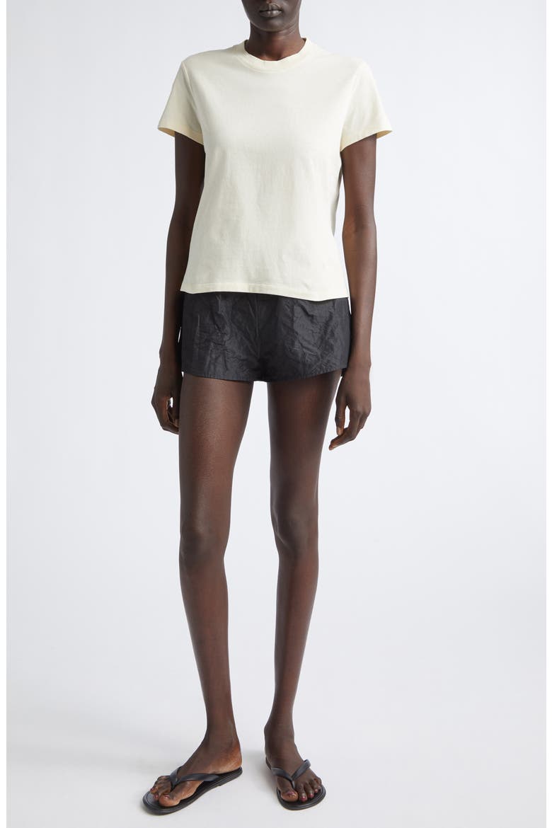 Jules Taffeta Shorts, Alternate, color, BLACK