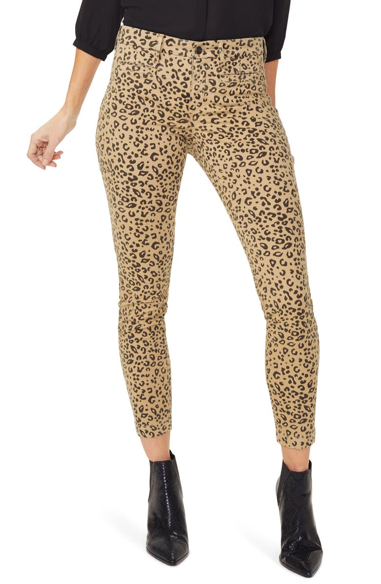 NYDJ Ami High Waisted Printed Ankle Skinny Jeans, Main, color,