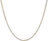 BY ADINA EDEN Lab Grown Diamond Four Prong Tennis Necklace 14K