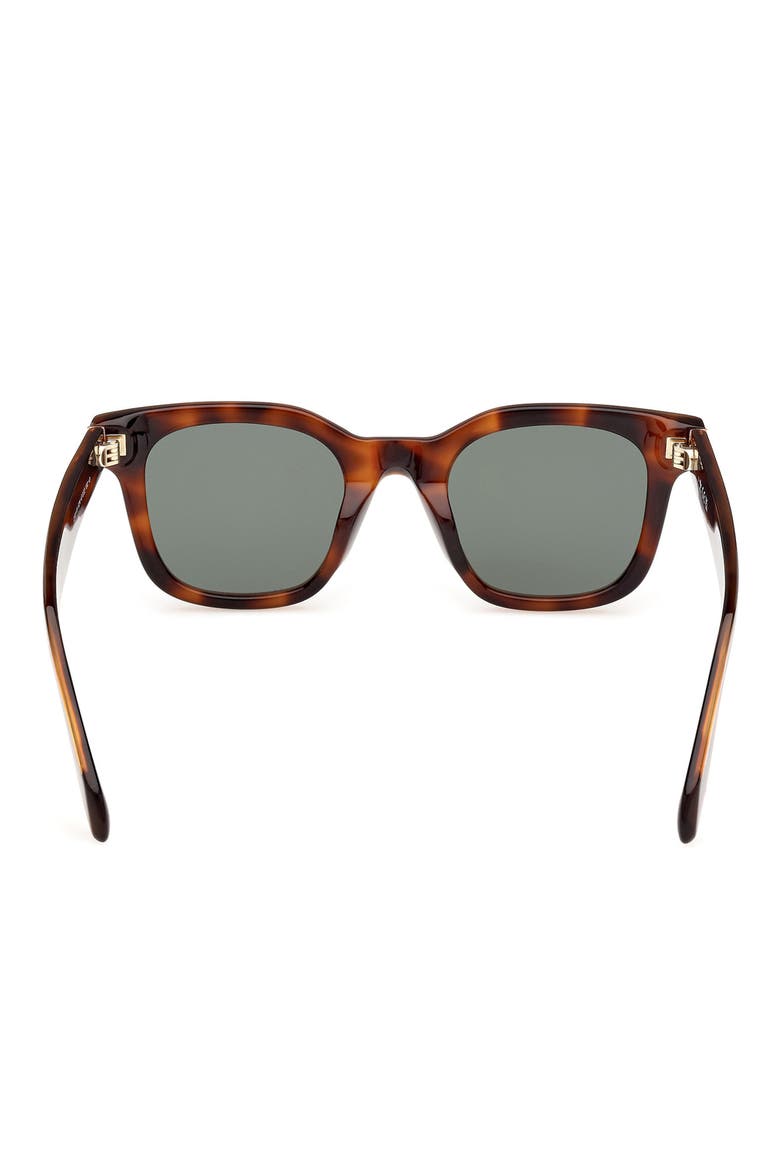 47MM Round Sunglasses, Alternate, color, DARK HAVANA / GREEN