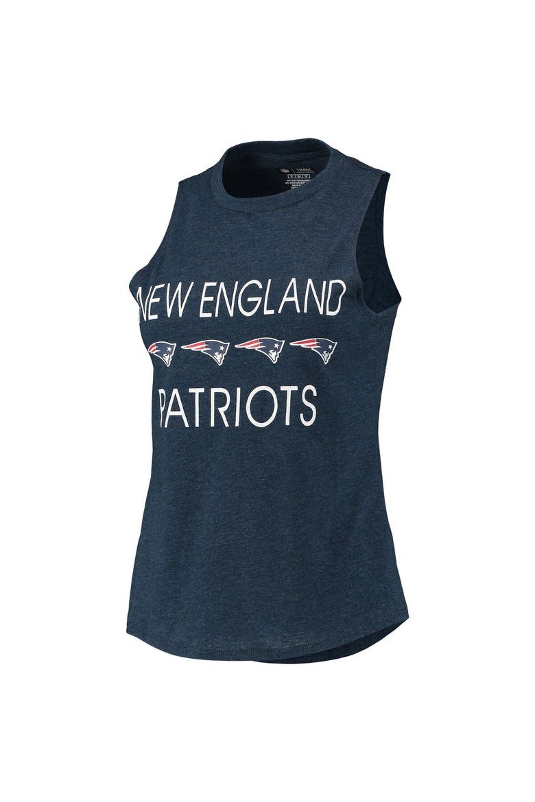 Women's Concepts Sport Red/Navy New England Patriots Muscle Tank Top & Pants Sleep Set, Alternate, color, Red