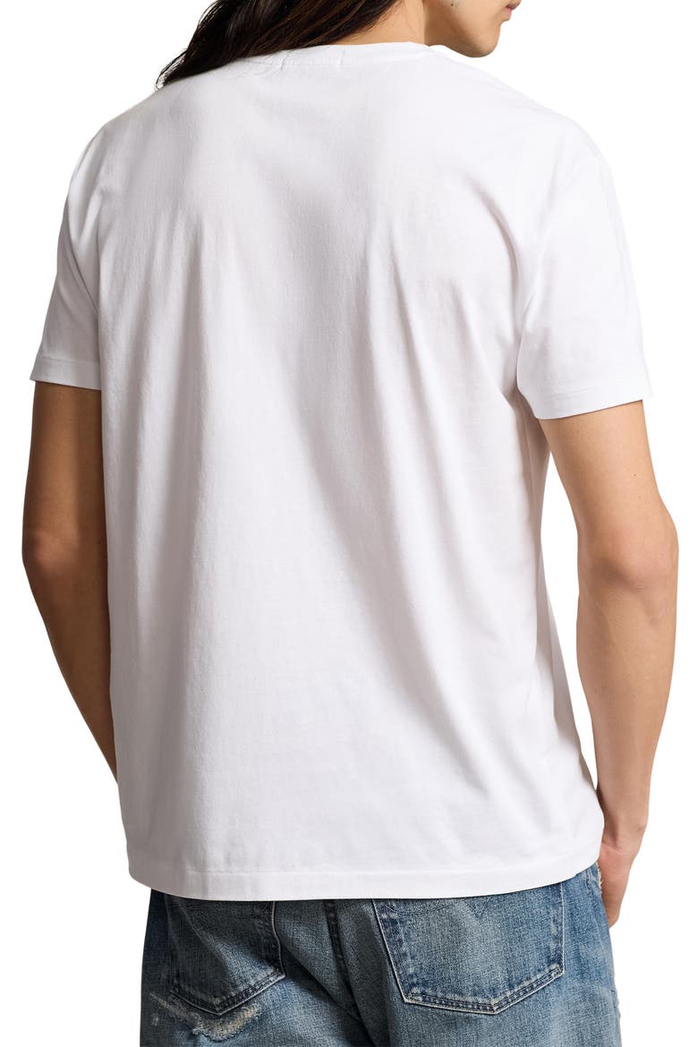 Polo Bear Graphic T-Shirt, Alternate, color, F24 WHITE DENIM BEAR