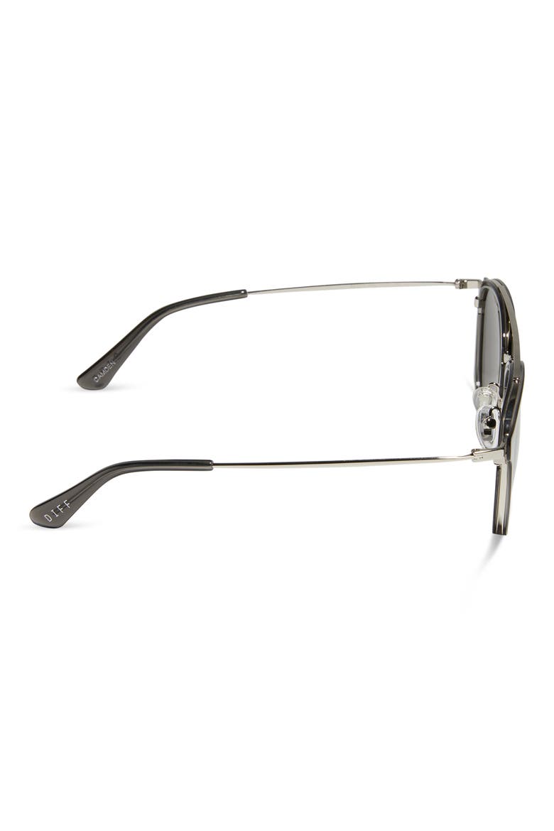 Camden 52mm Polarized Aviator Sunglasses, Alternate, color, GREY