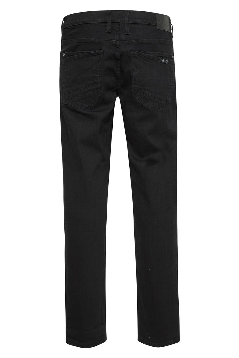 Regular Fit Straight Leg Jeans, Alternate, color, BLACK