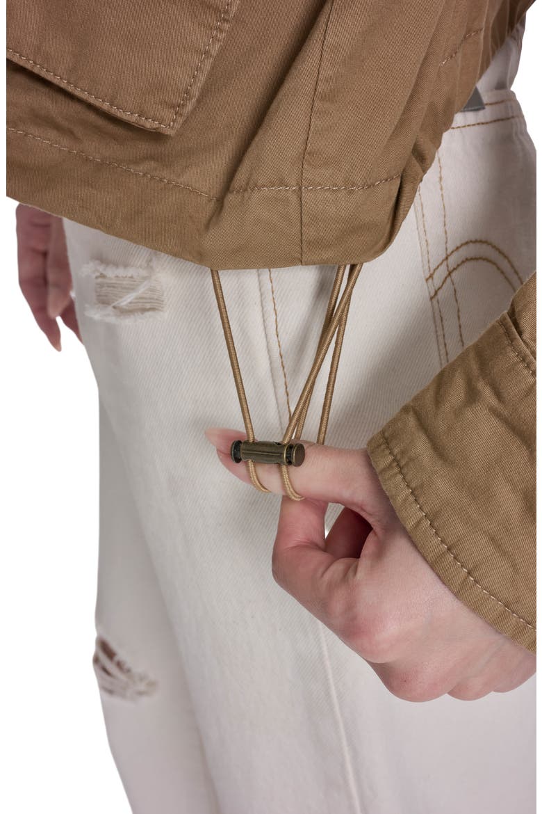 Crop Surplus Jacket, Alternate, color, ECRU
