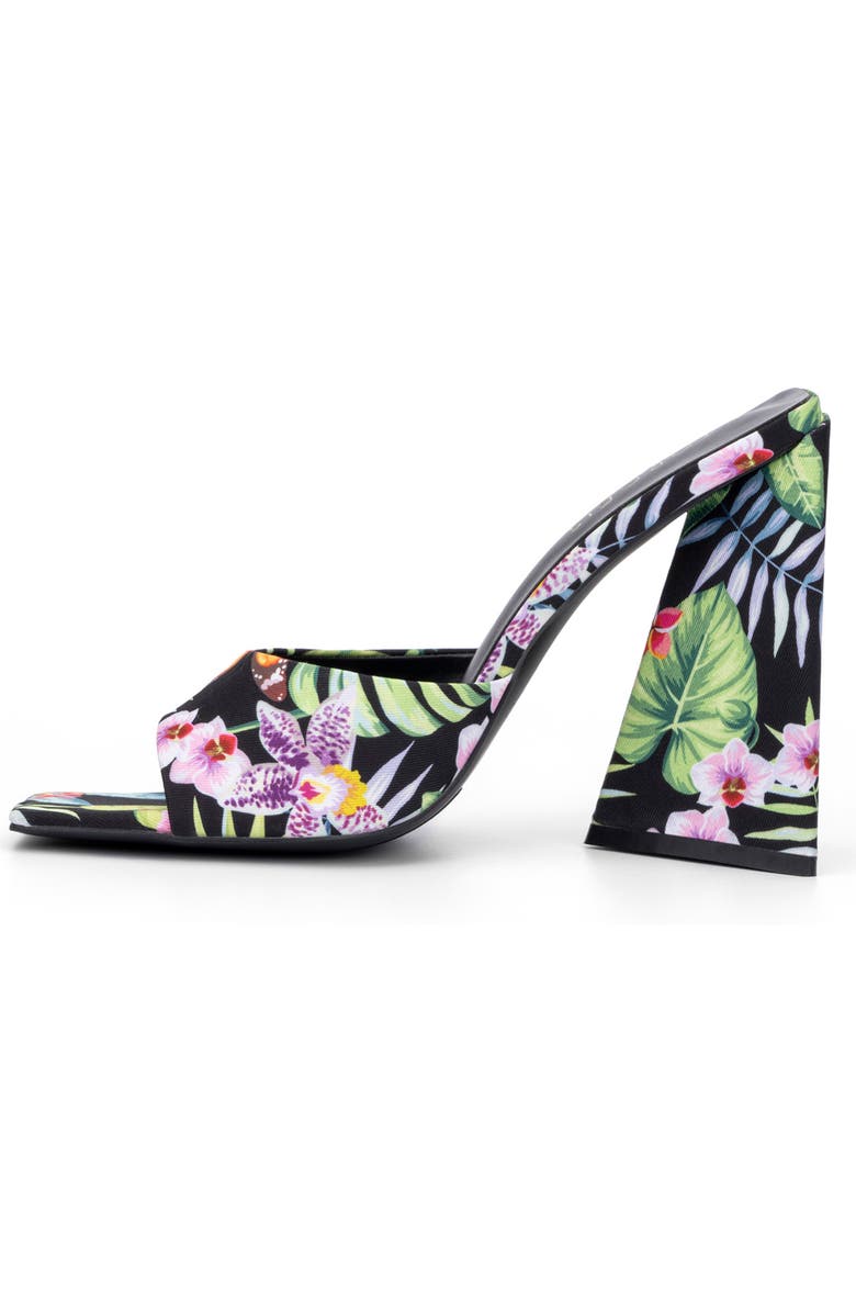 TORGEIS Paradise Tropical Print Block Heel Sandal, Alternate, color,