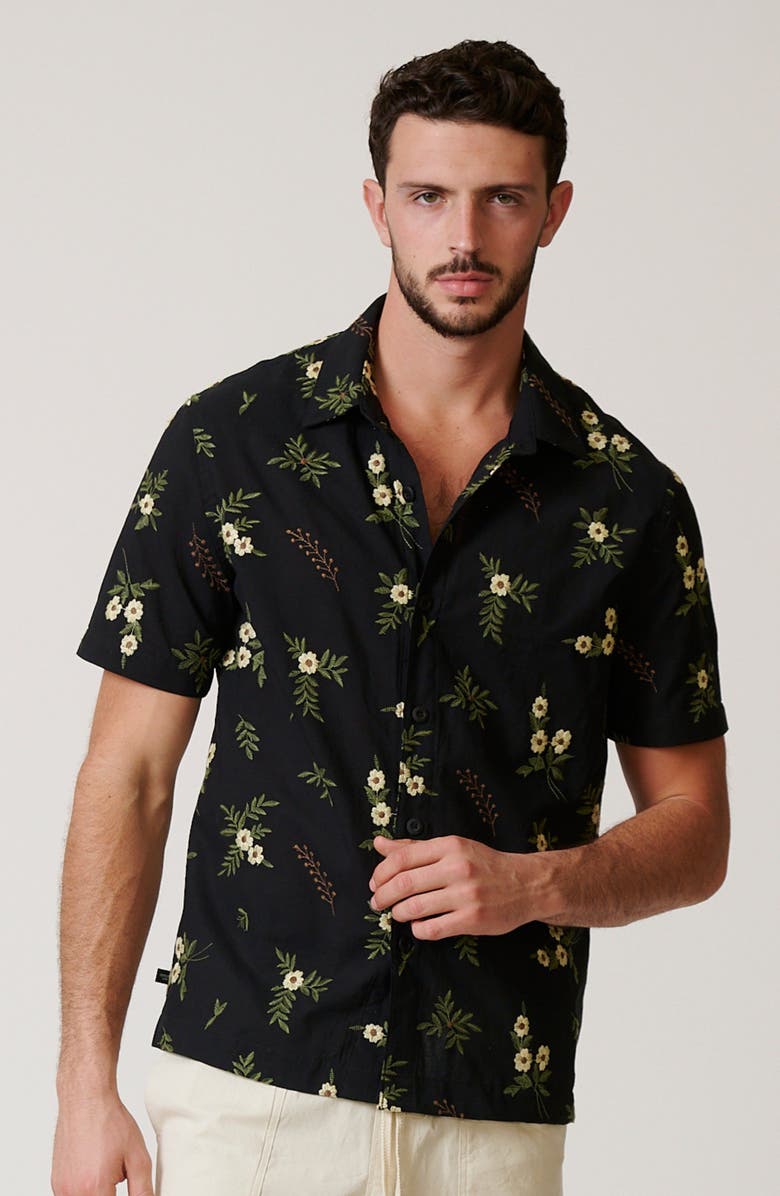 LEISURE LAB Jaco Button Up, Alternate, color, Midnight