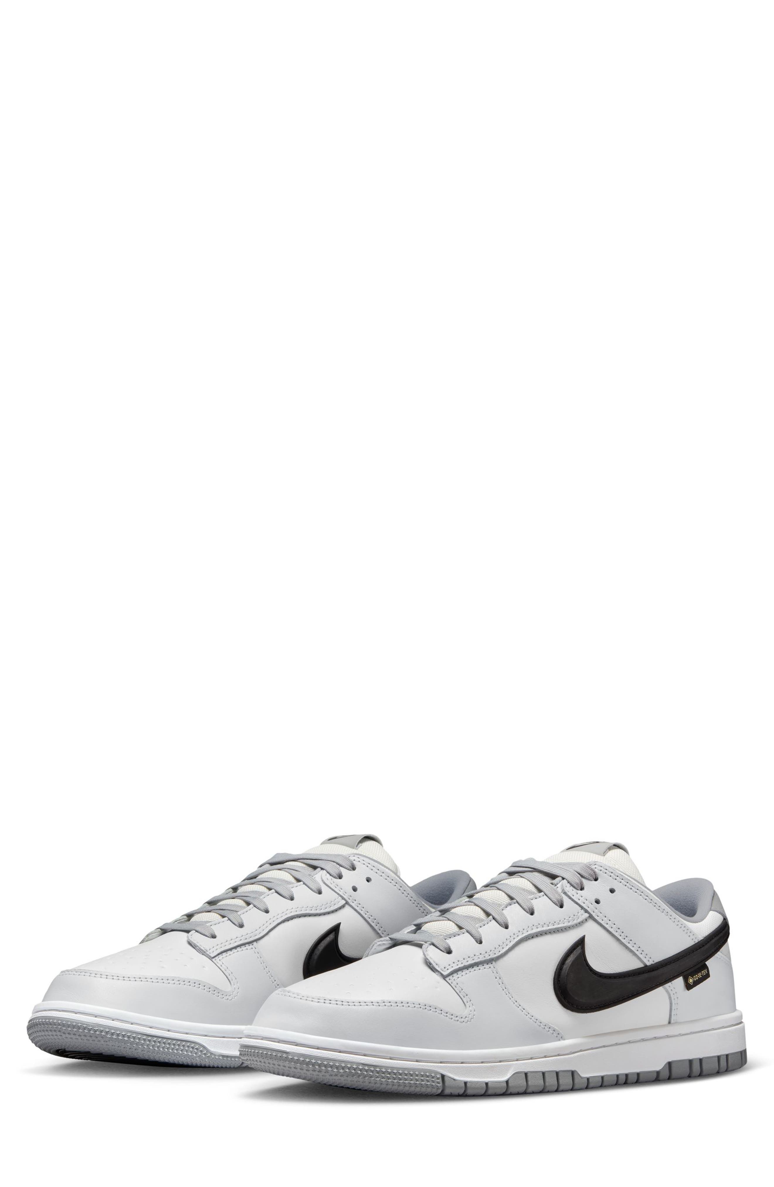 Nike Dunk Low Gore-Tex<sup>®</sup> Waterproof Basketball Sneaker, Main, color, Summit White/ Black/ Off White