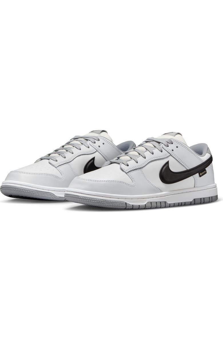 Nike Dunk Low Gore-Tex<sup>®</sup> Waterproof Basketball Sneaker, Main, color, Summit White/ Black/ Off White