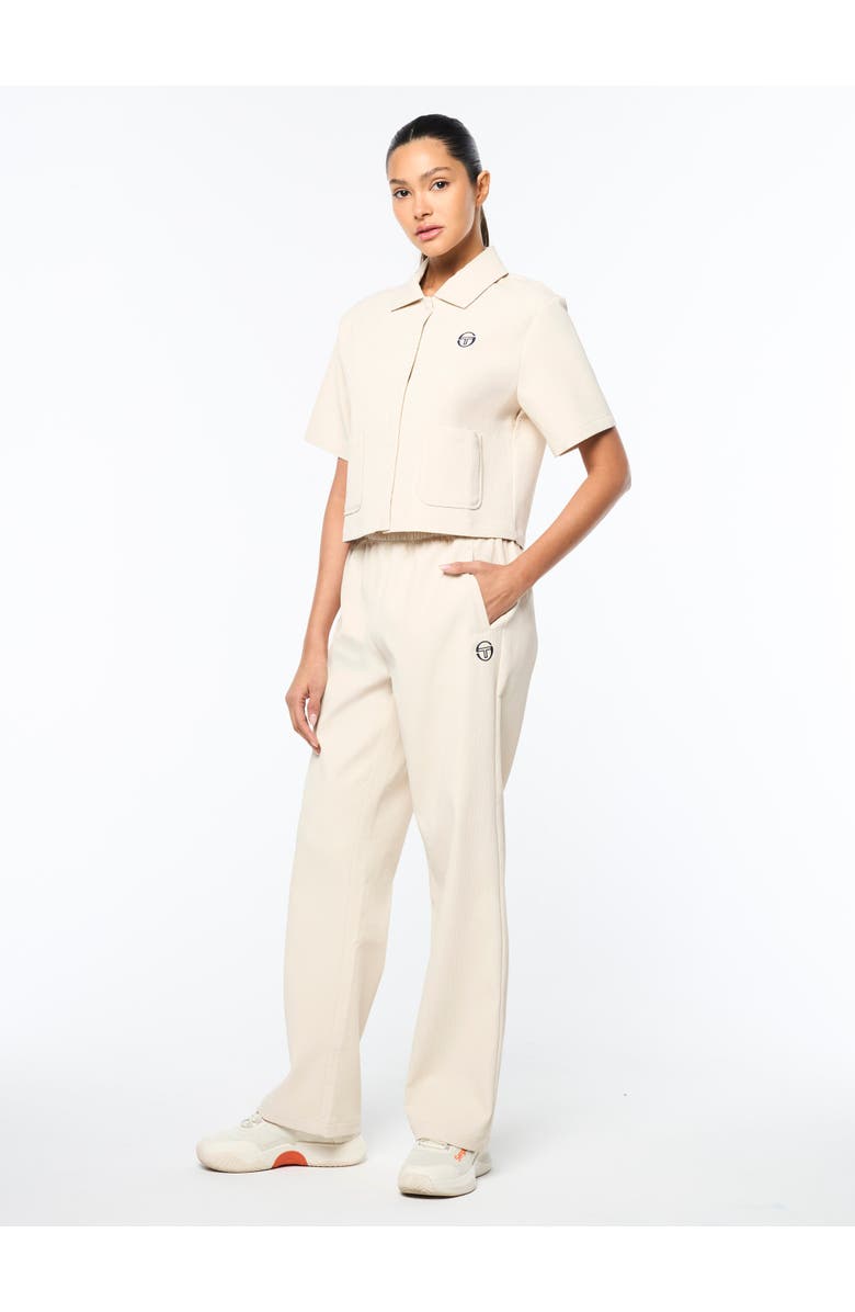 Sergio Tacchini Mia Cropped Shirt, Alternate, color, Fog
