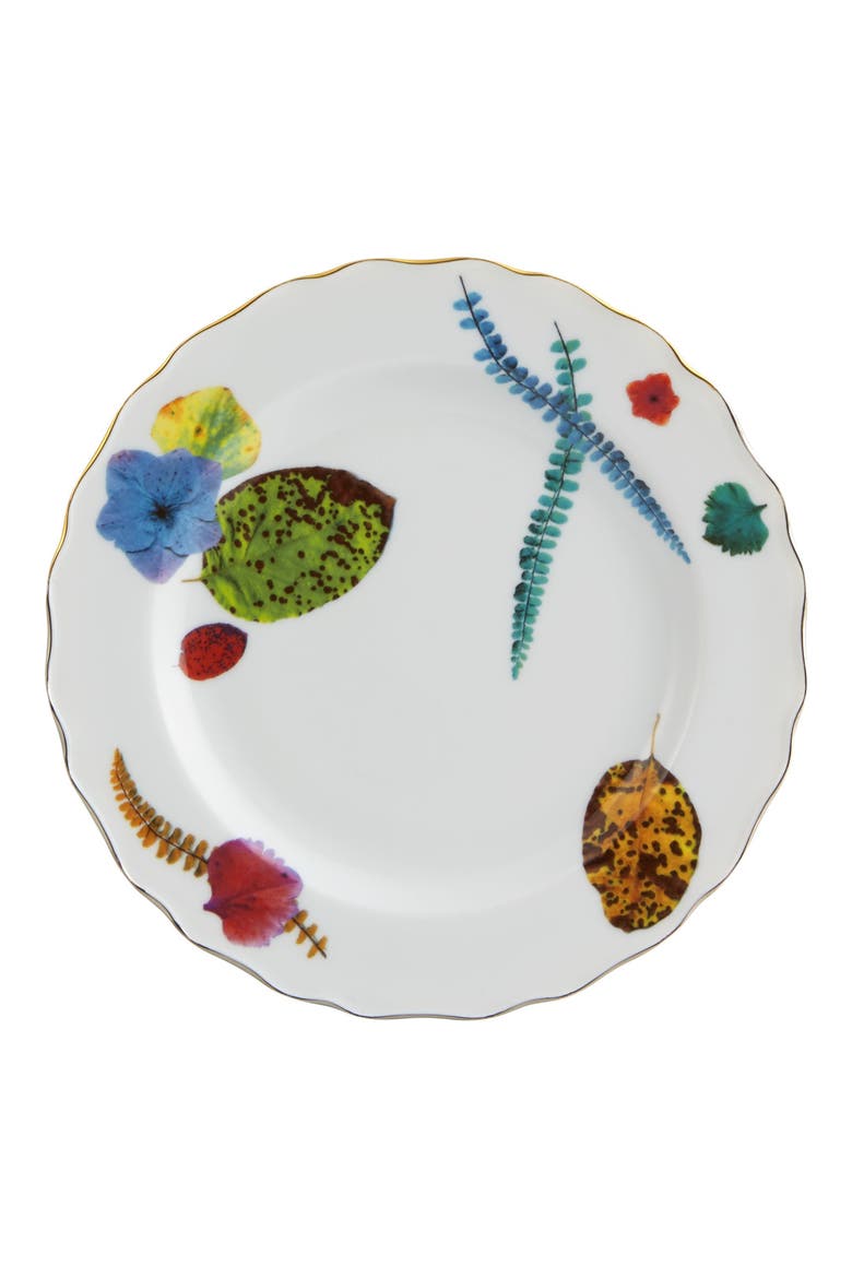 Caribe Set of 4 Bread & Butter Plates, Alternate, color, WHITE