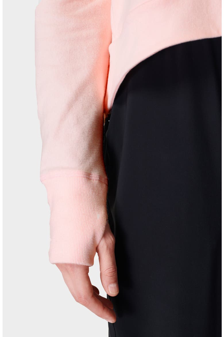 Harmonise Luxe Sweatshirt, Alternate, color, MISTY ROSE PINK