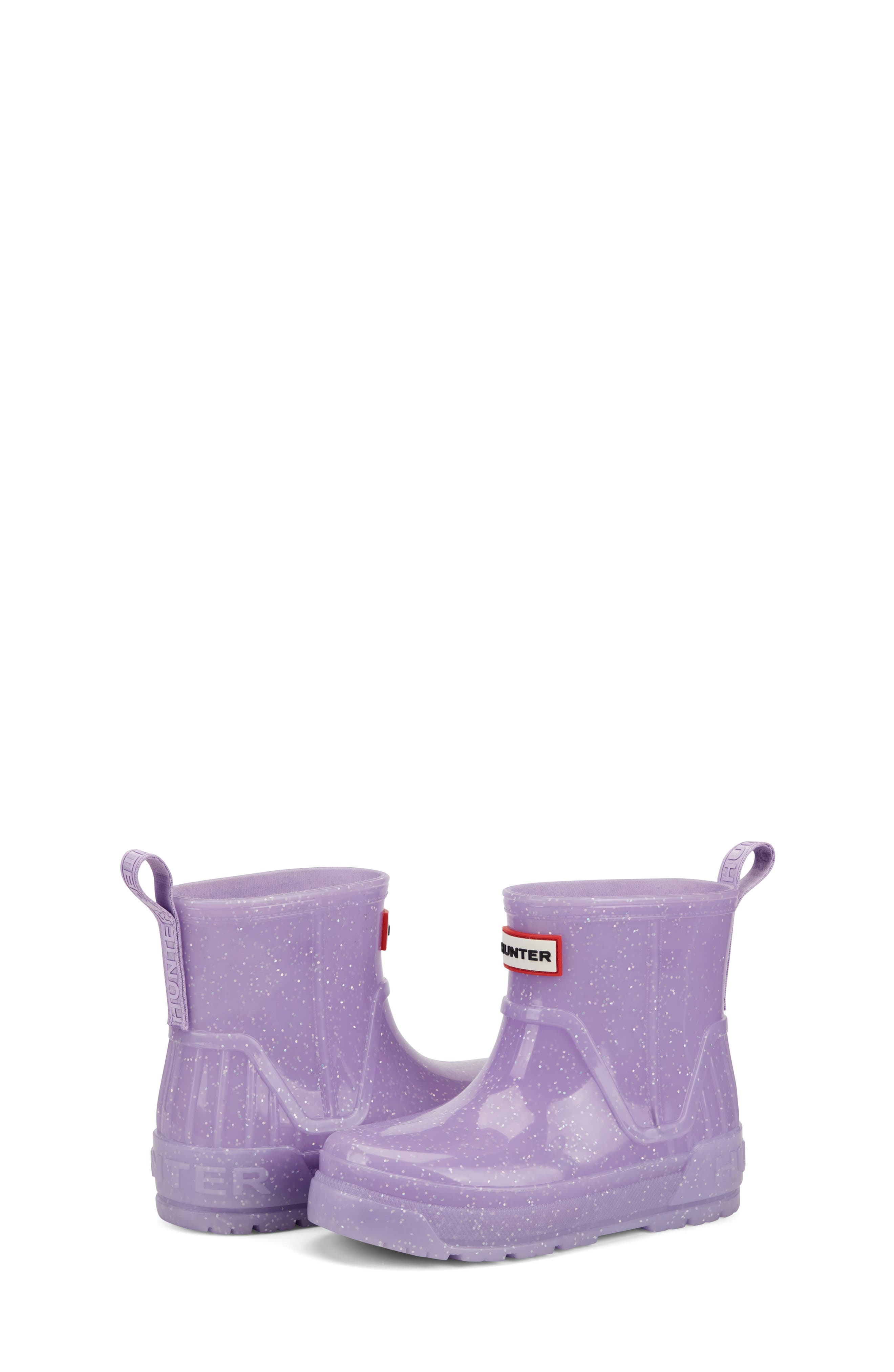 Hunter Kids' Grace Waterproof Rain Boot, Alternate, color, Orchid Bloom