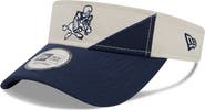 New Era Men's New Era Cream/Navy Dallas Cowboys 2023 Sideline Historic Adjustable Visor