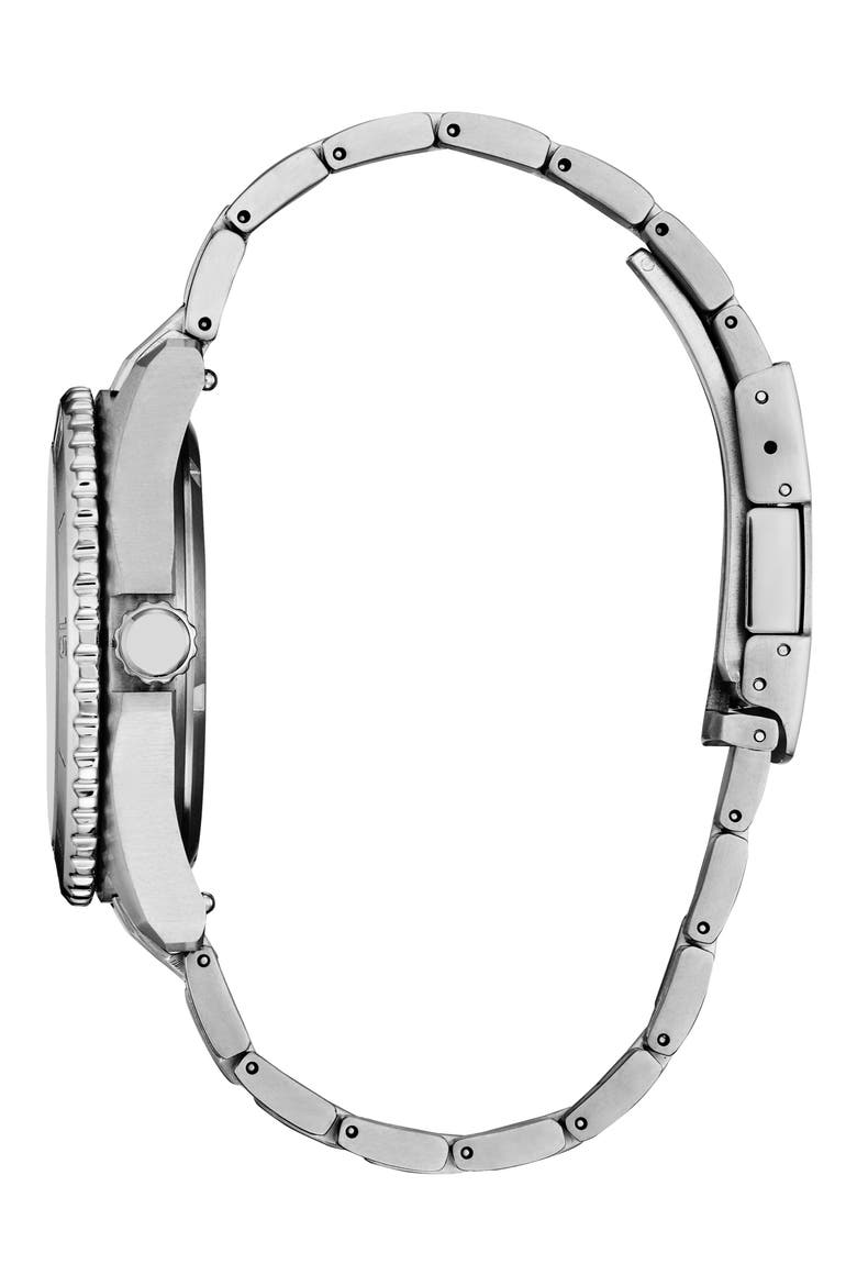 Sport Casual Brycen Bracelet Watch, 41mm, Alternate, color, SILVER-TONE BLACK