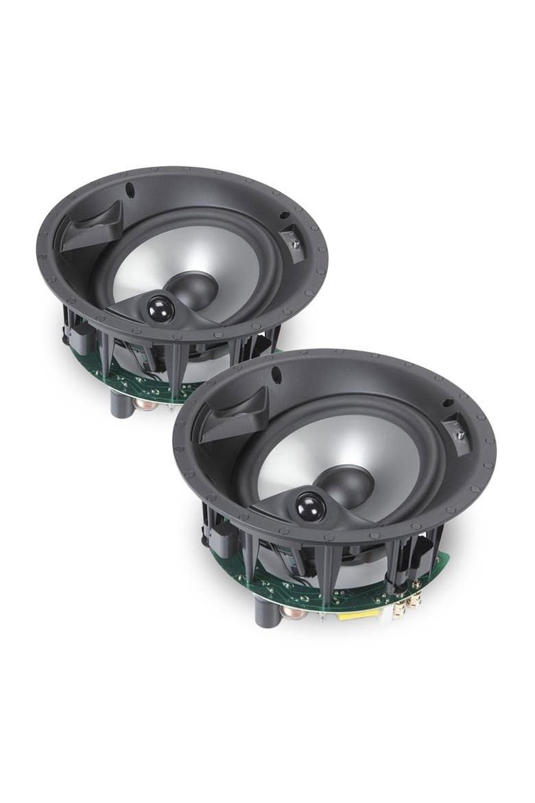 80F/X-RT Vanishing 8" In-Ceiling Speakers - Pair, Alternate, color, White