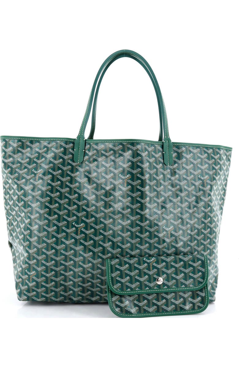 Pre-Owned Goyard Saint Louis Tote Coated Canvas GM, Alternate, color, Green