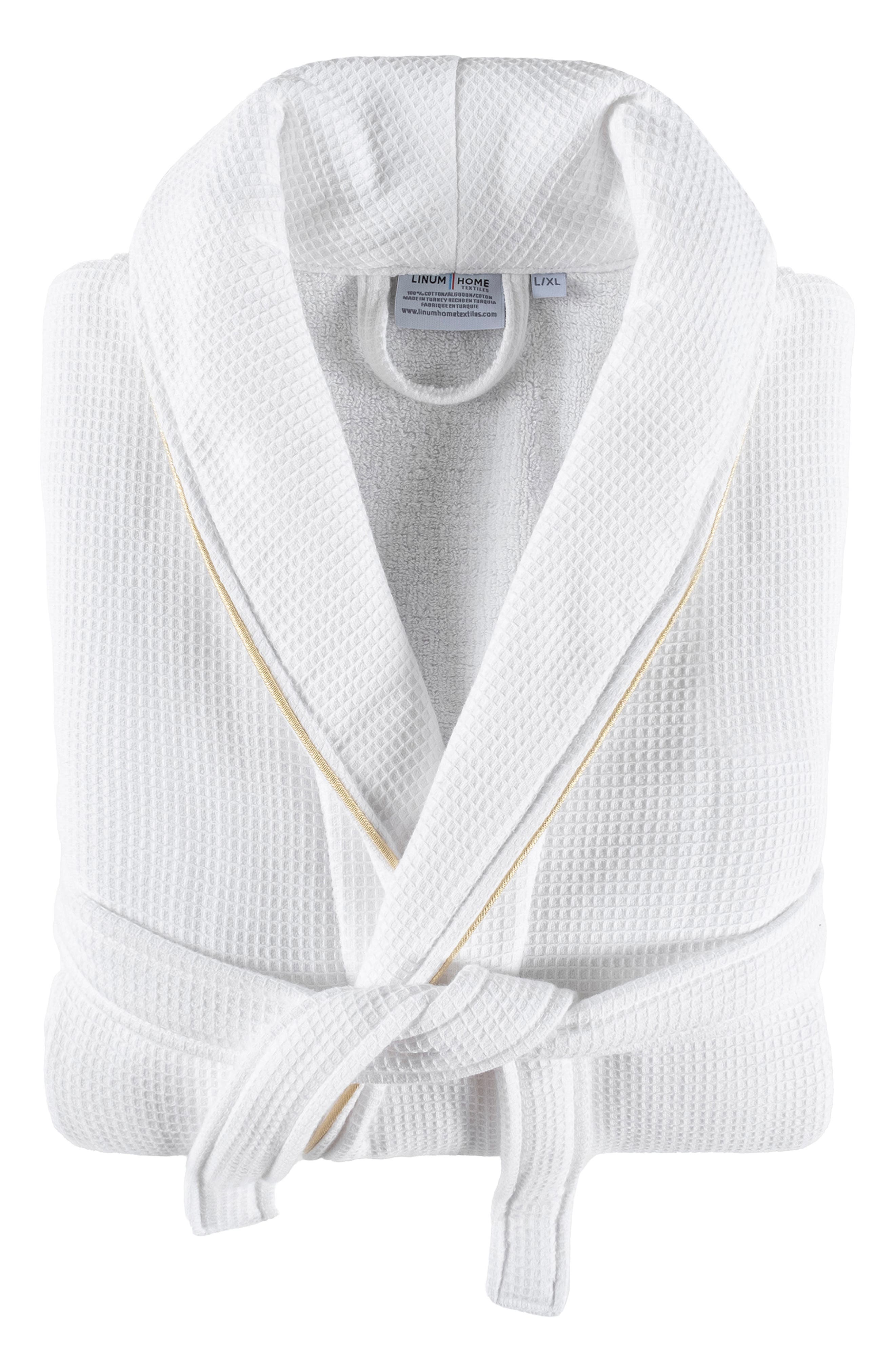 Linum Home Textiles Cotton Waffle Terry Robe
